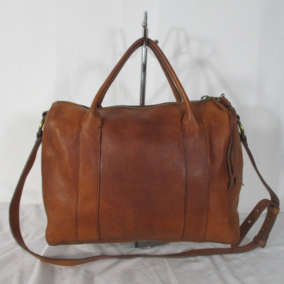 Madewell Handbags - Madewell Brown Leather Prague Satchel